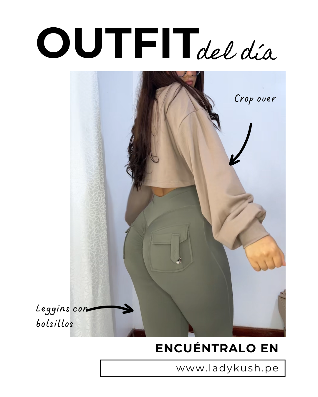 Polera Crop Over de Manga Larga