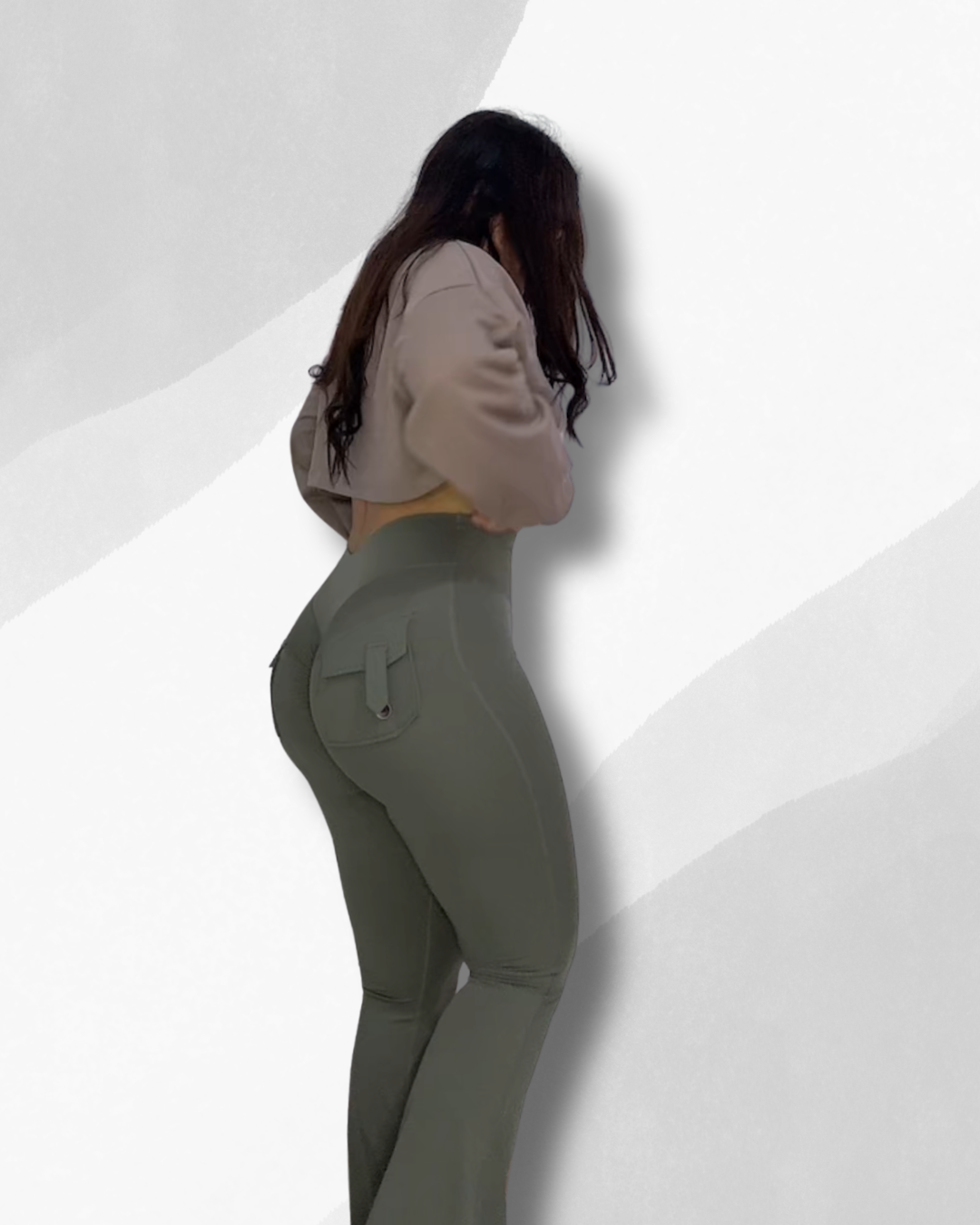 Polera Crop Over de Manga Larga