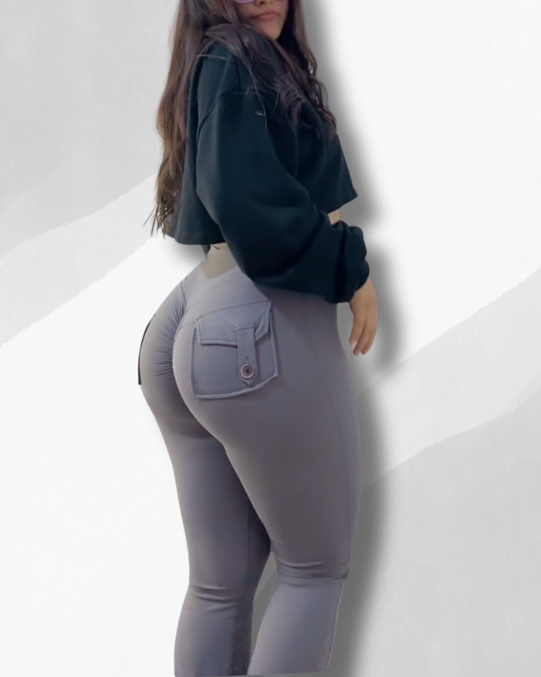 Polera Crop Over de Manga Larga