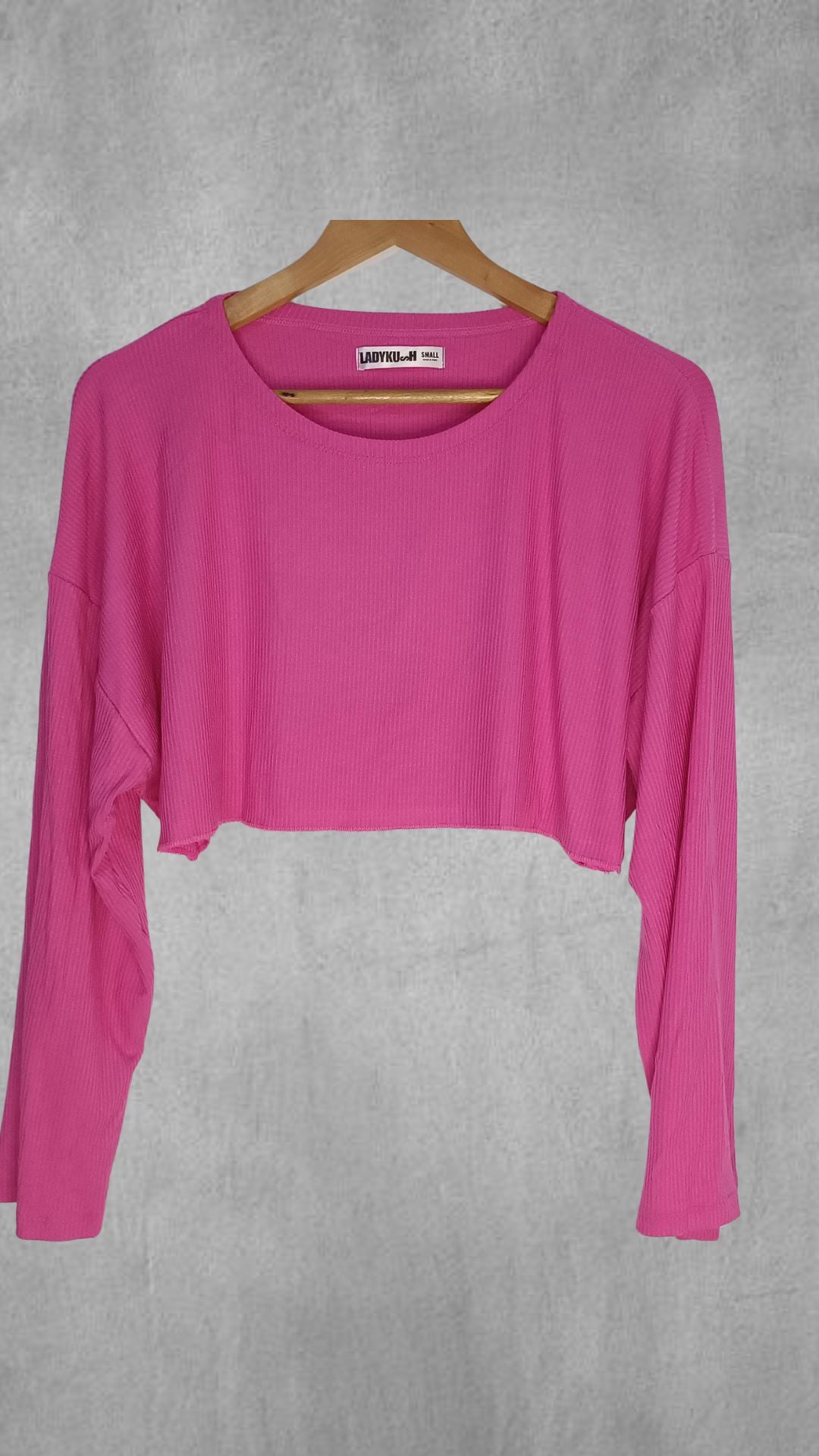 Crop Over de Tela Rib con Caida