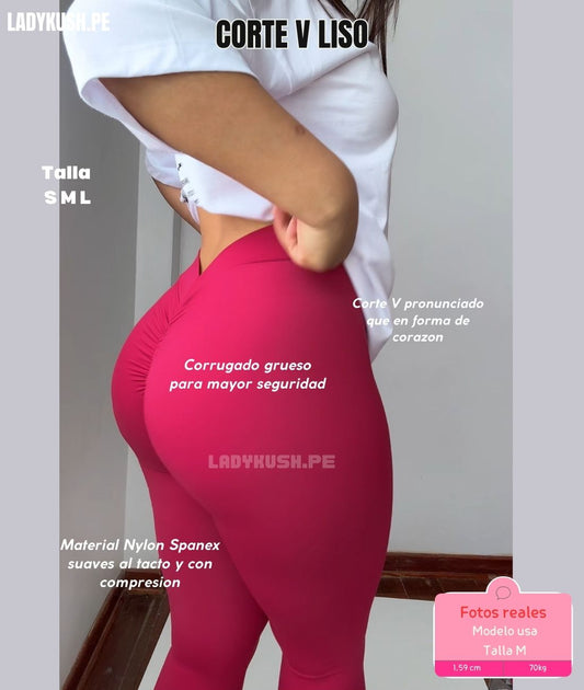 Leggins Corte V liso