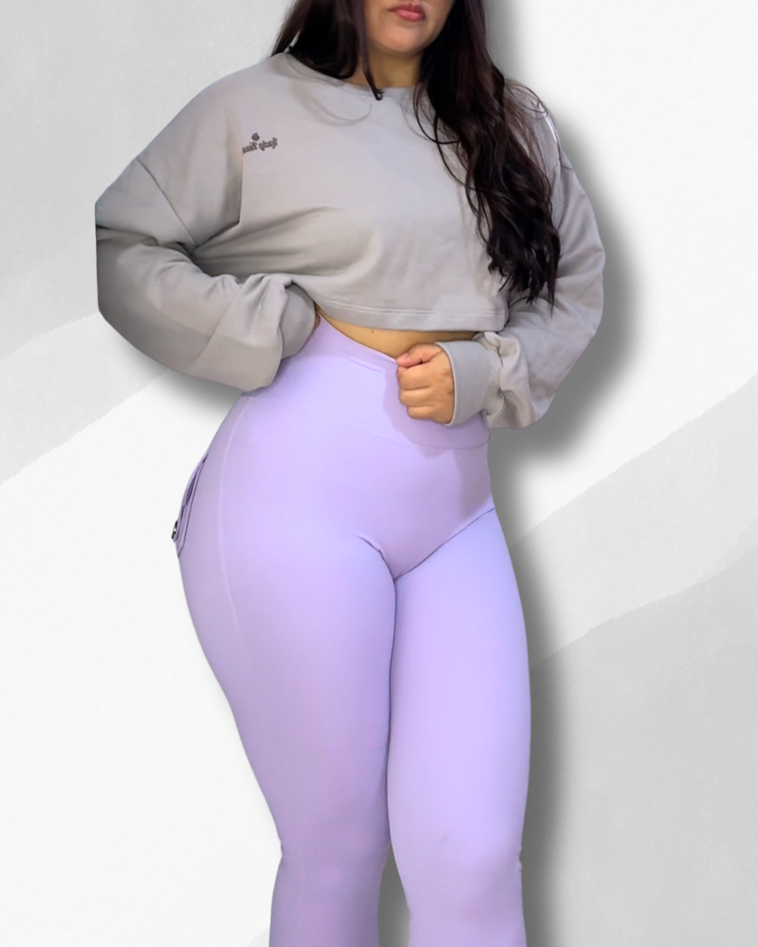 Polera Crop Over de Manga Larga