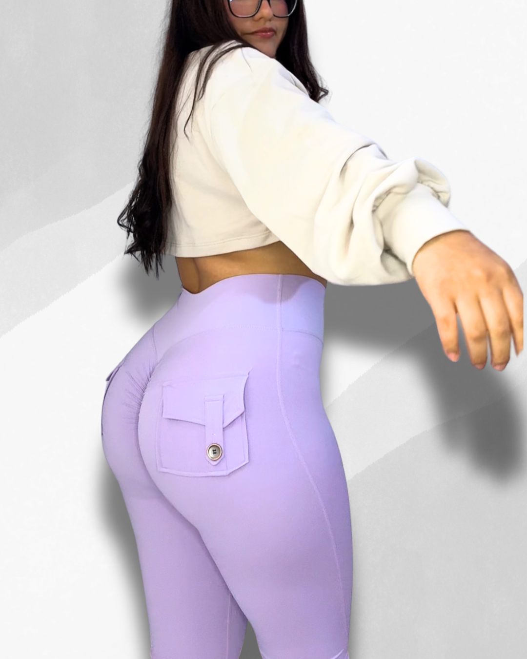 Polera Crop Over de Manga Larga