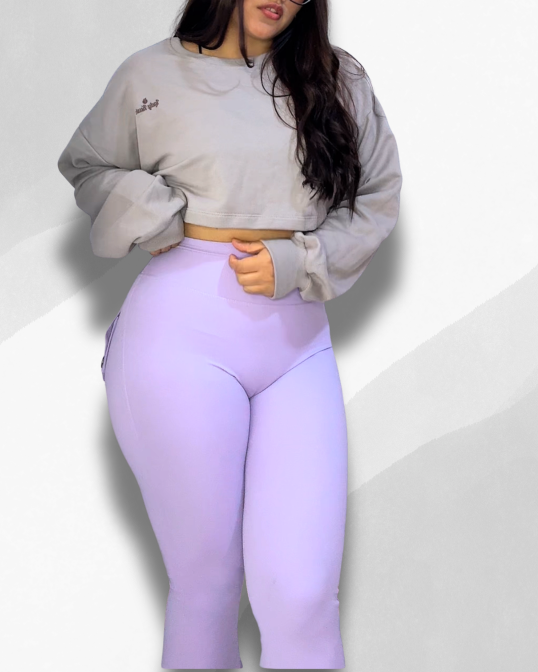 Polera Crop Over de Manga Larga